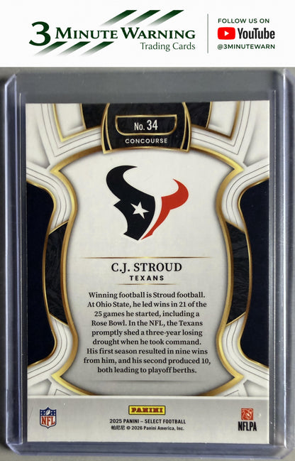 2025 Panini Select #34 C.J. Stroud