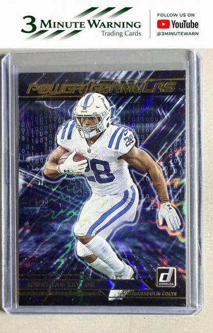 2021 Donruss #PF7 Jonathan Taylor Power Formulas