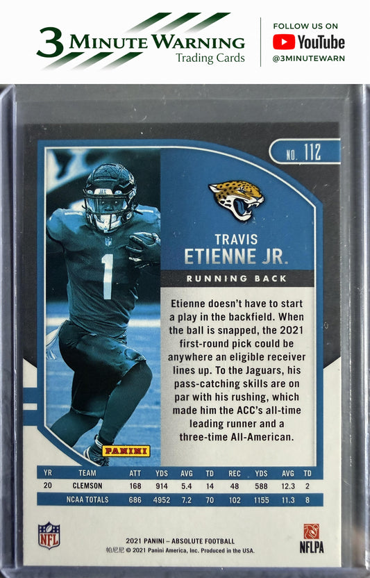 2021 Panini Absolute #112 Travis Etienne Jr. Retail