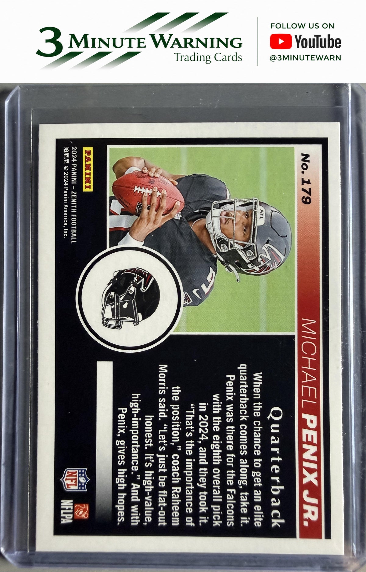 2024 Panini Zenith #179 Michael Penix Jr. Retail
