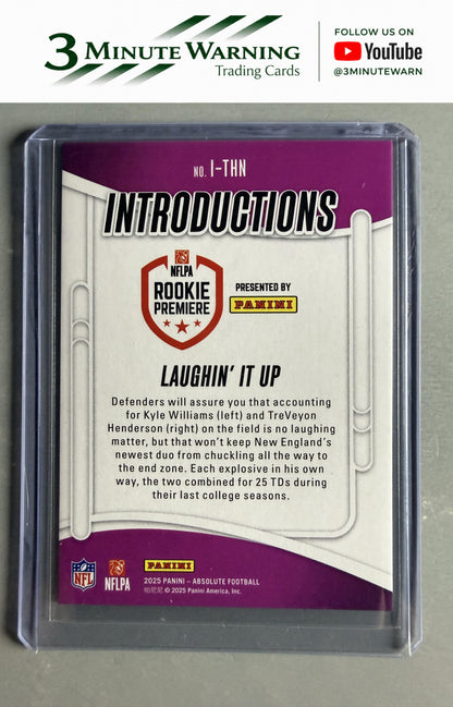2025 Panini Absolute #I-THN Laughin' It Up Introductions