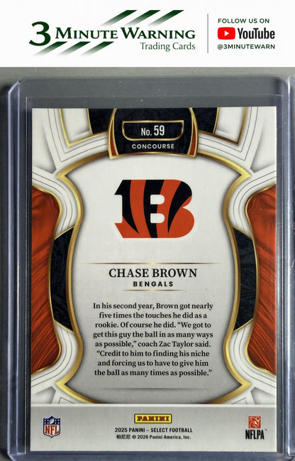 2025 Panini Select #59 Chase Brown