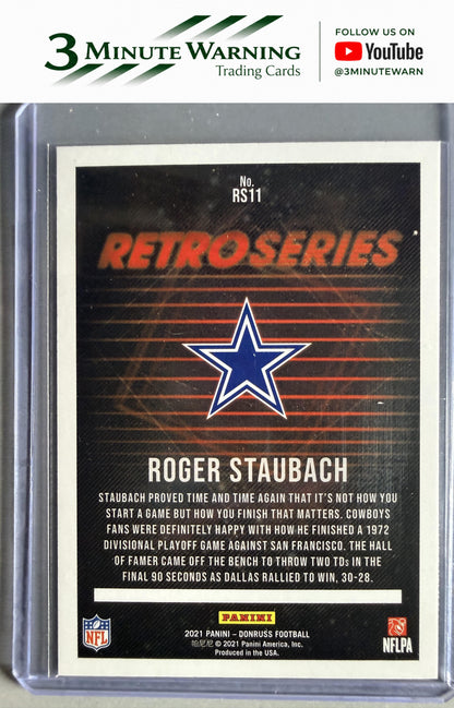 2021 Donruss #RS11 Roger Staubach Retro Series