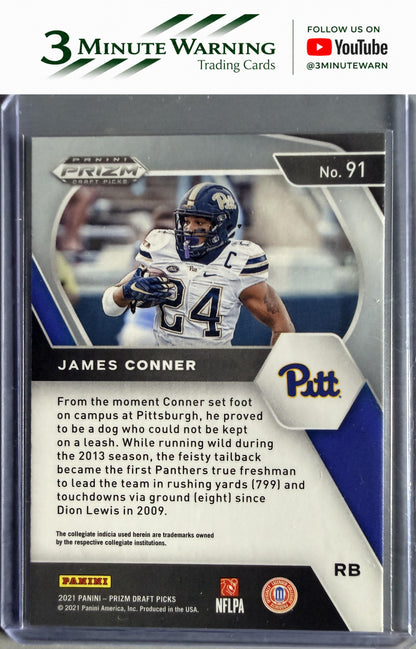 2021 Panini Prizm Draft Picks Collegiate #91 James Conner