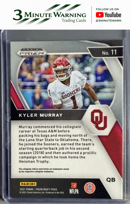 2021 Panini Prizm Draft Picks Collegiate #11 Kyler Murray