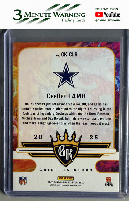 2025 Donruss #GK-CLB CeeDee Lamb Gridiron Kings