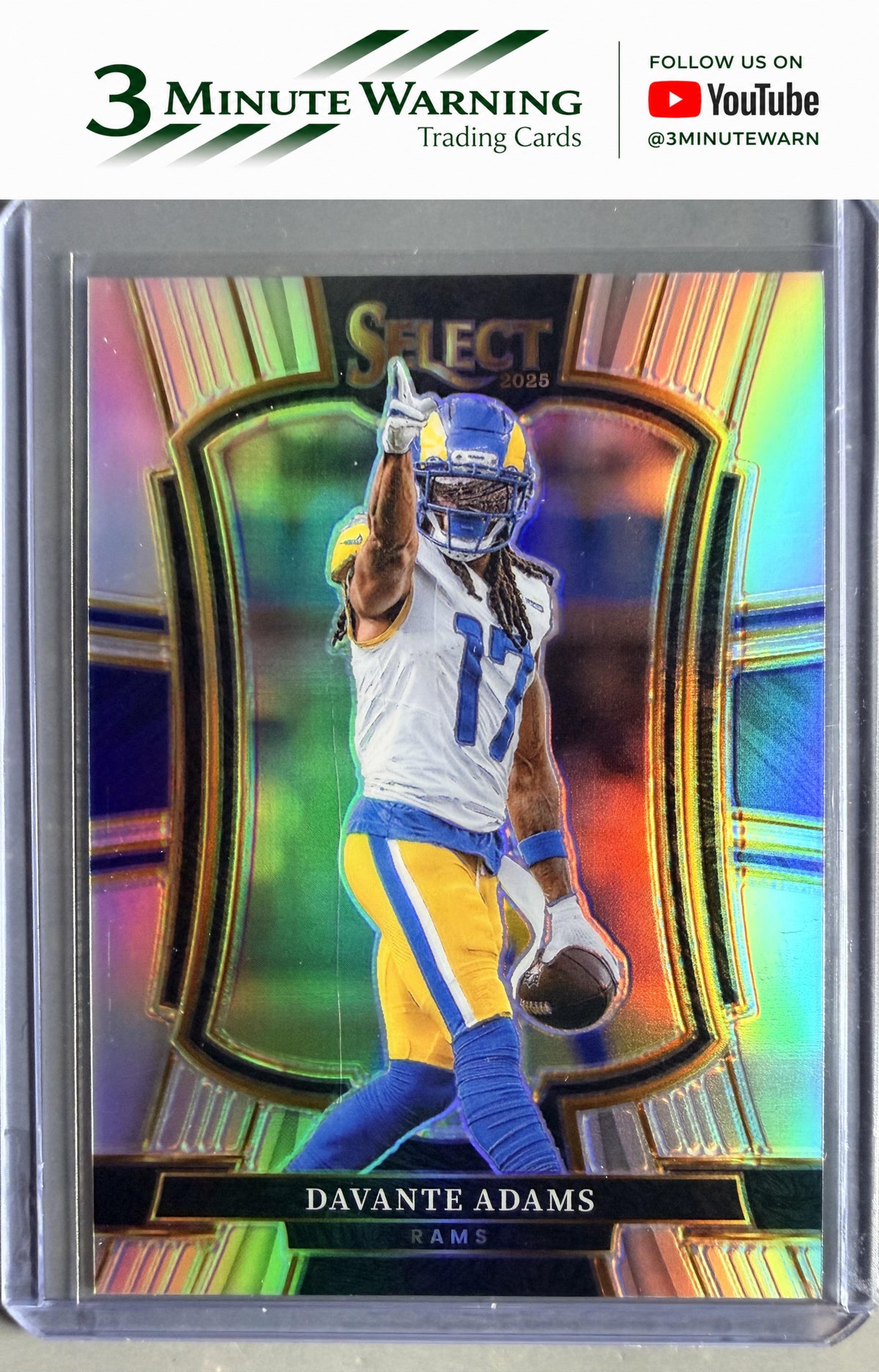 2025 Panini Select #120 Davante Adams Silver Prizm