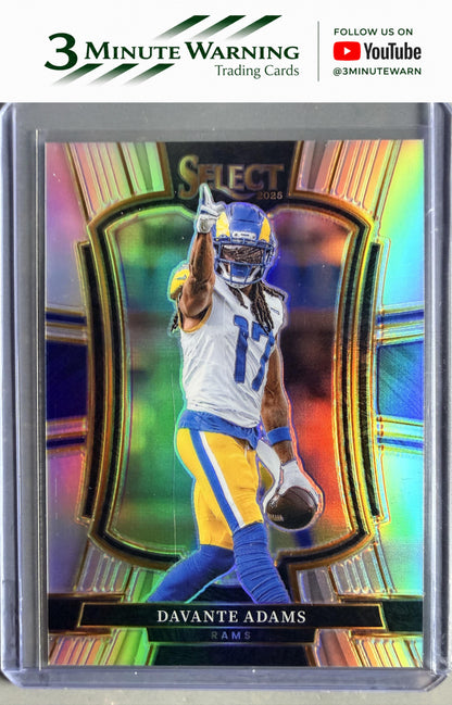 2025 Panini Select #120 Davante Adams Silver Prizm