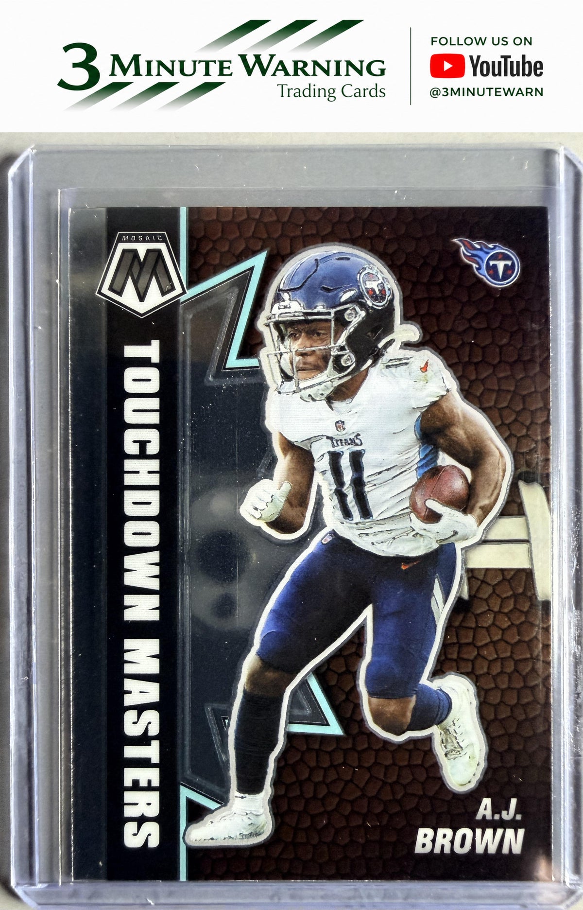 2021 Panini Mosaic #TM-10 A.J. Brown Touchdown Masters