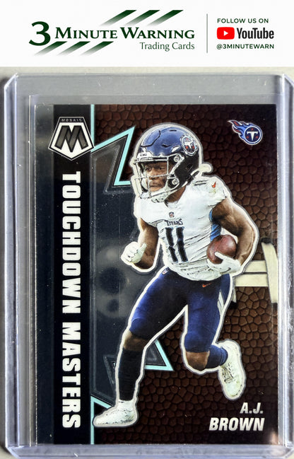2021 Panini Mosaic #TM-10 A.J. Brown Touchdown Masters