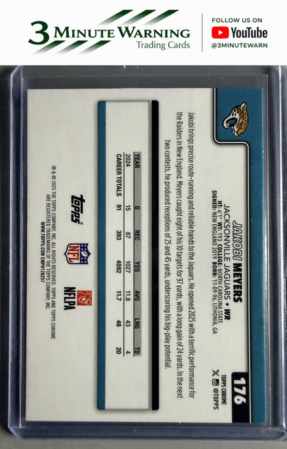 2025 Topps Chrome #176 Jakobi Meyers