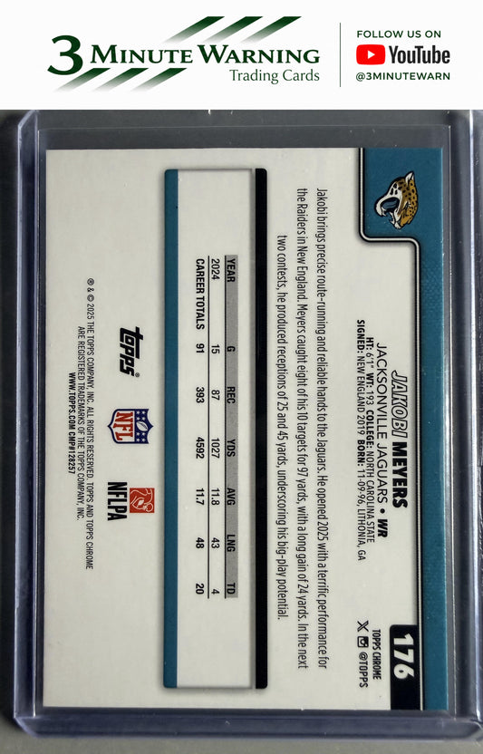 2025 Topps Chrome #176 Jakobi Meyers