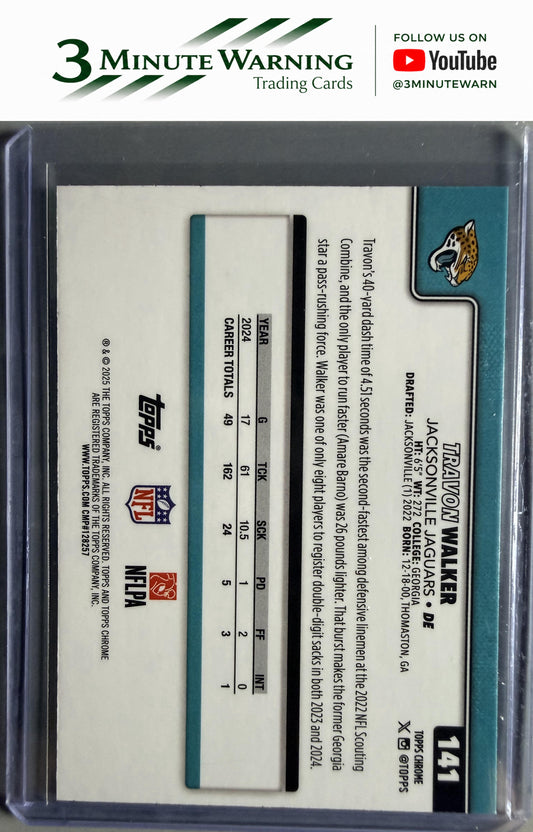 2025 Topps Chrome #141 Travon Walker