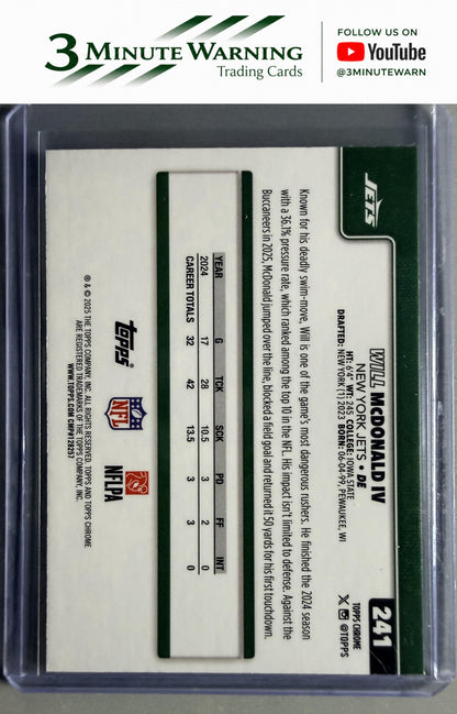 2025 Topps Chrome #241 Will McDonald IV