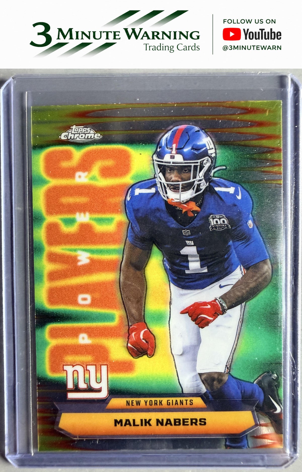 2025 Topps Chrome #PP-25 Malik Nabers Power Players