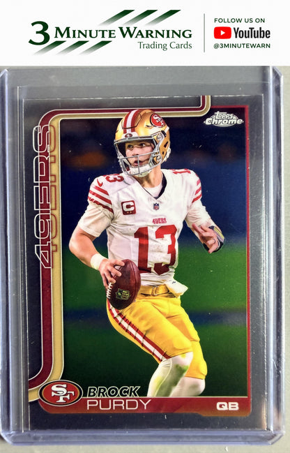 2025 Topps Chrome #262 Brock Purdy