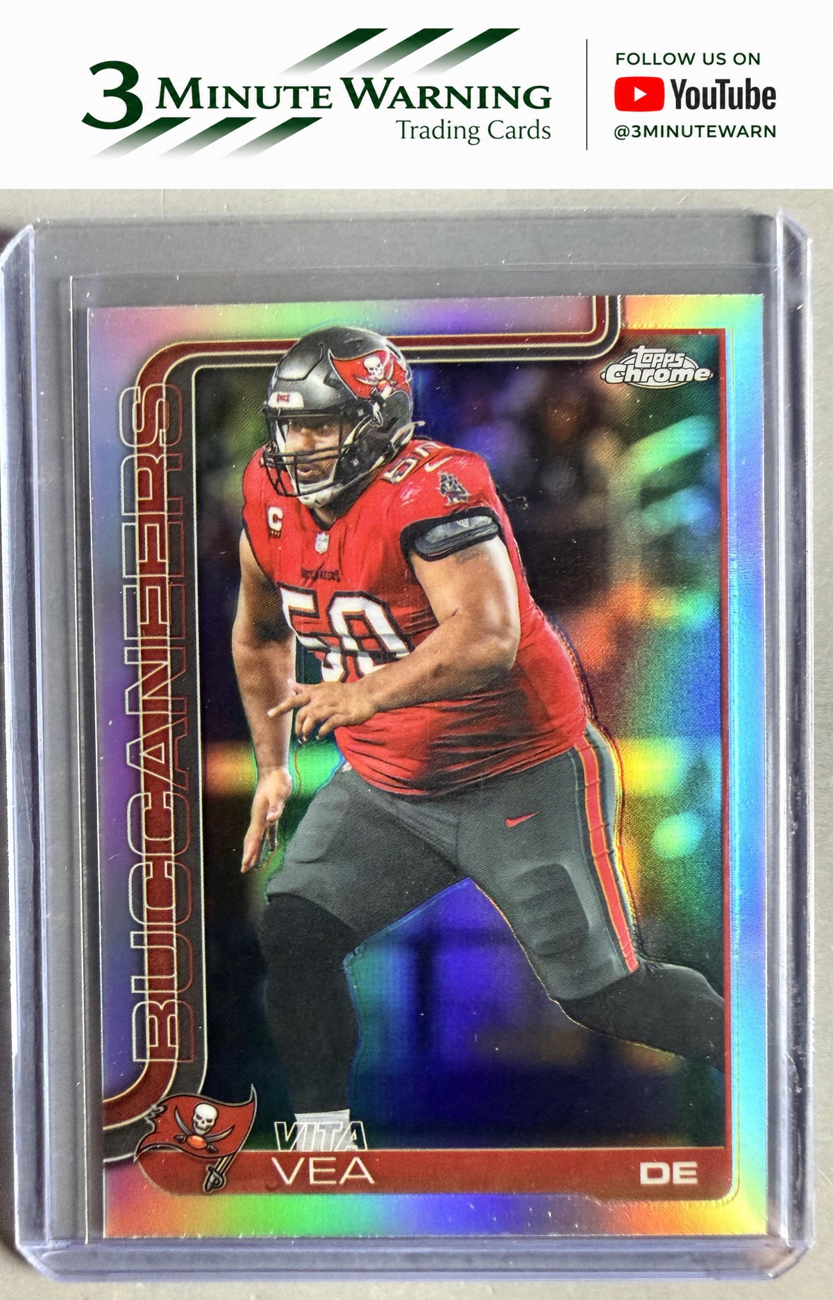 2025 Topps Chrome #286 Vita Vea Refractor