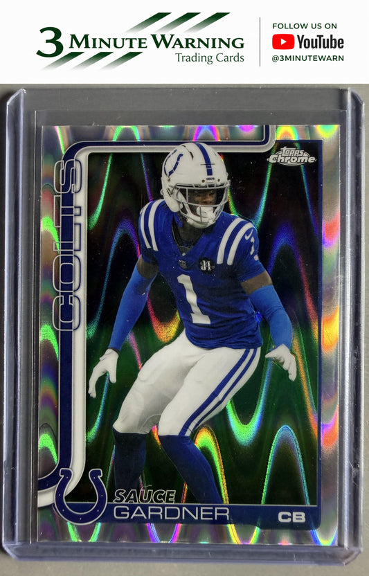2025 Topps Chrome #242 Sauce Gardner Ray Wave Refractor