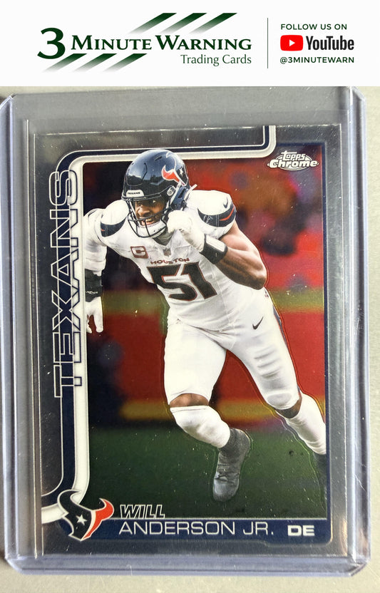 2025 Topps Chrome #121 Will Anderson Jr.