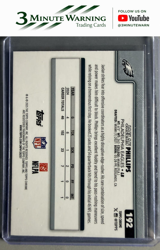 2025 Topps Chrome #192 Jaelan Phillips