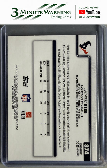2025 Topps Chrome #374 Jaylen Reed