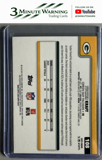 2025 Topps Chrome #108 Tucker Kraft