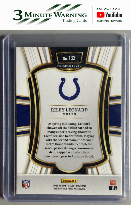 2025 Panini Select #133 Riley Leonard