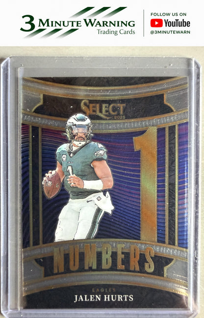 2025 Panini Select #23 Jalen Hurts Select Numbers