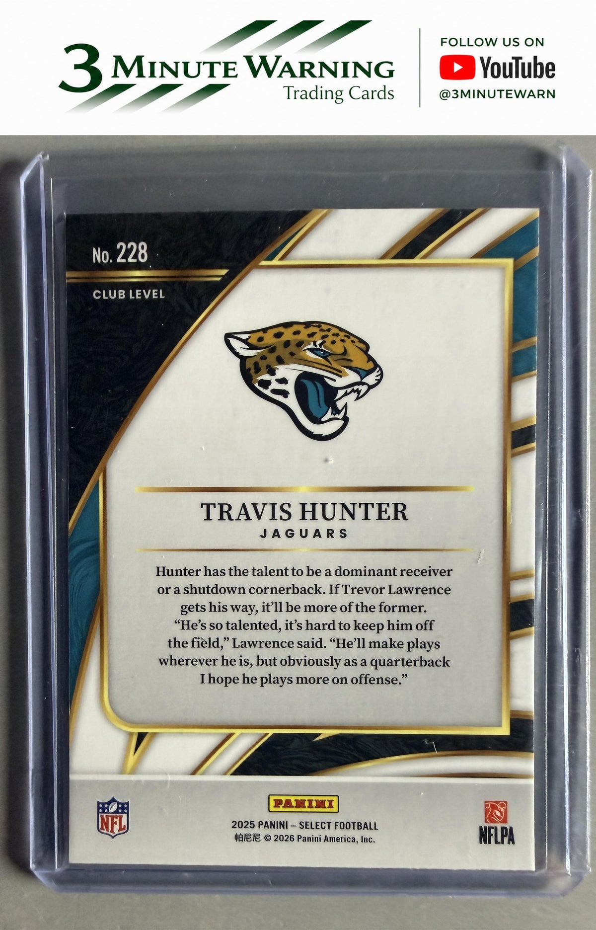 2025 Panini Select #228 Travis Hunter