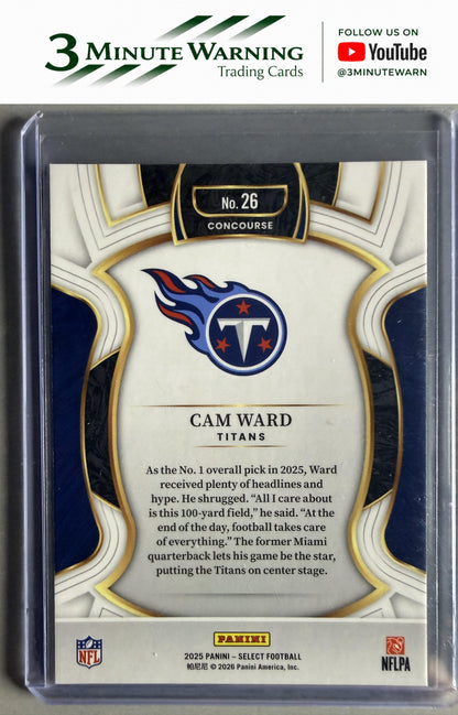 2025 Panini Select #26 Cam Ward