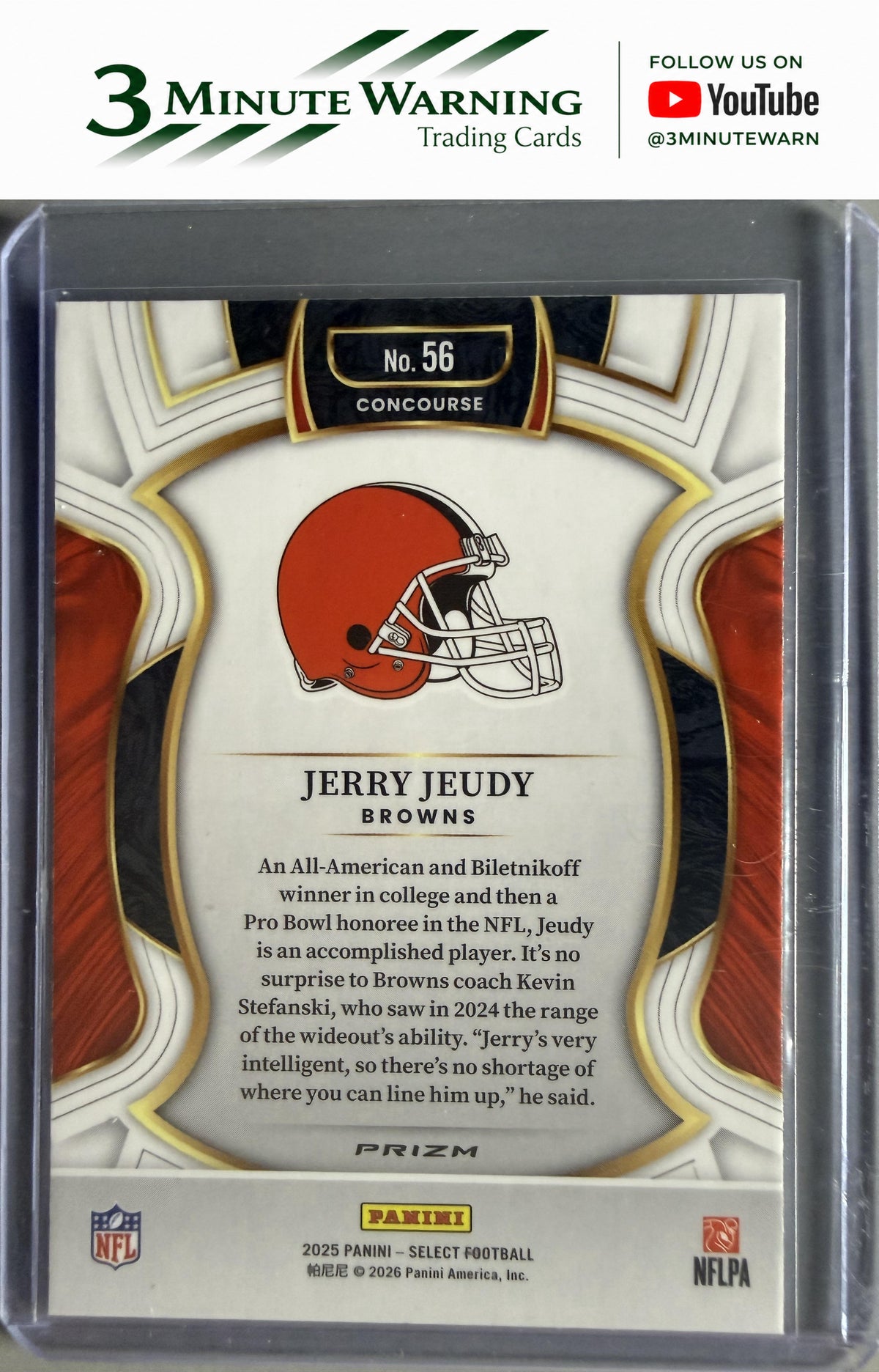 2025 Panini Select #56 Jerry Jeudy Silver Prizm