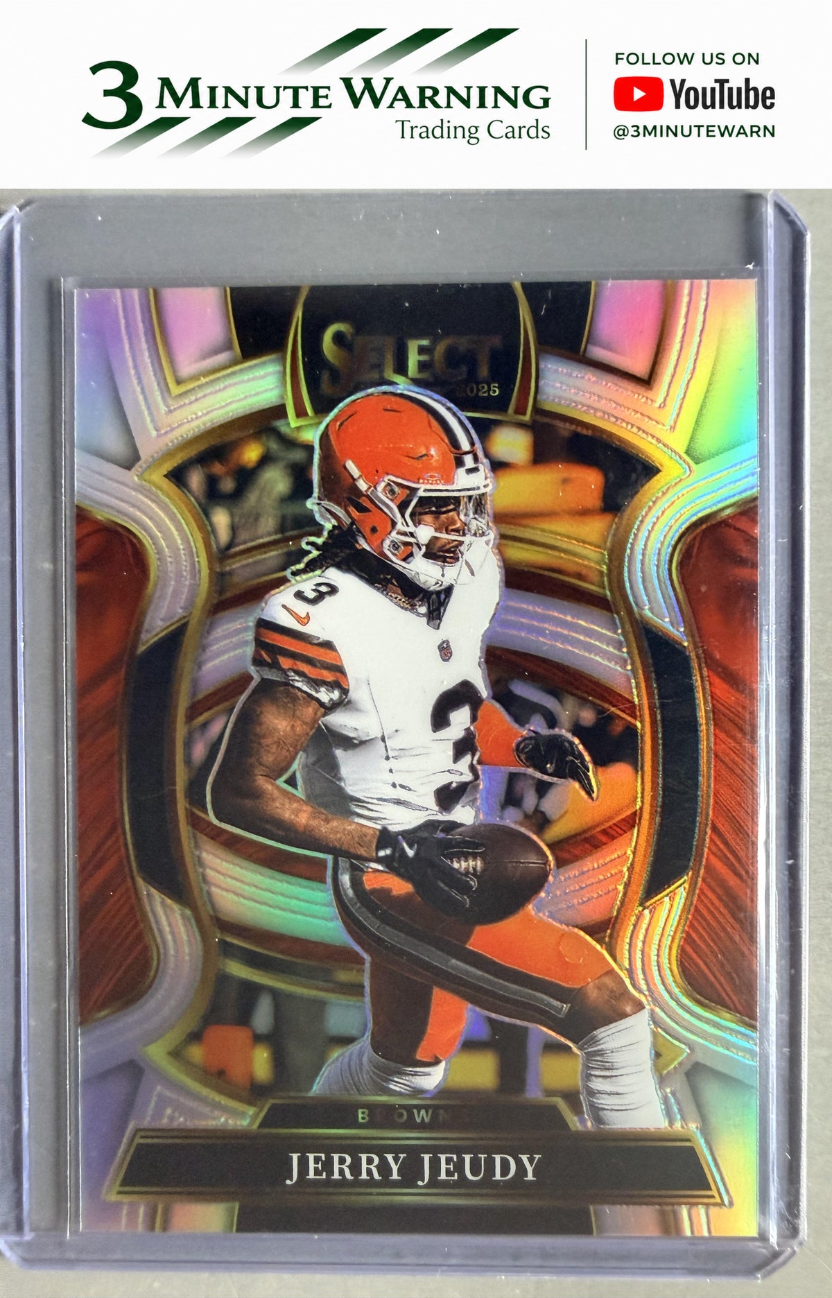 2025 Panini Select #56 Jerry Jeudy Silver Prizm