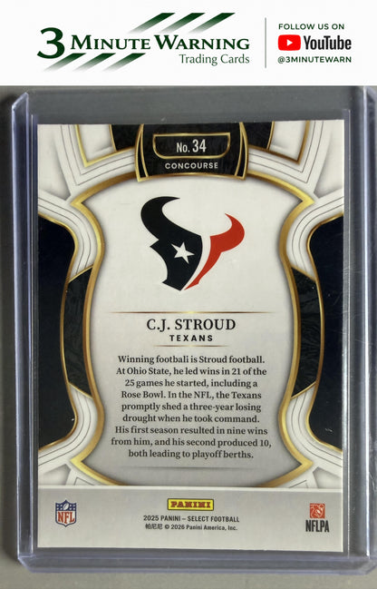 2025 Panini Select #34 C.J. Stroud