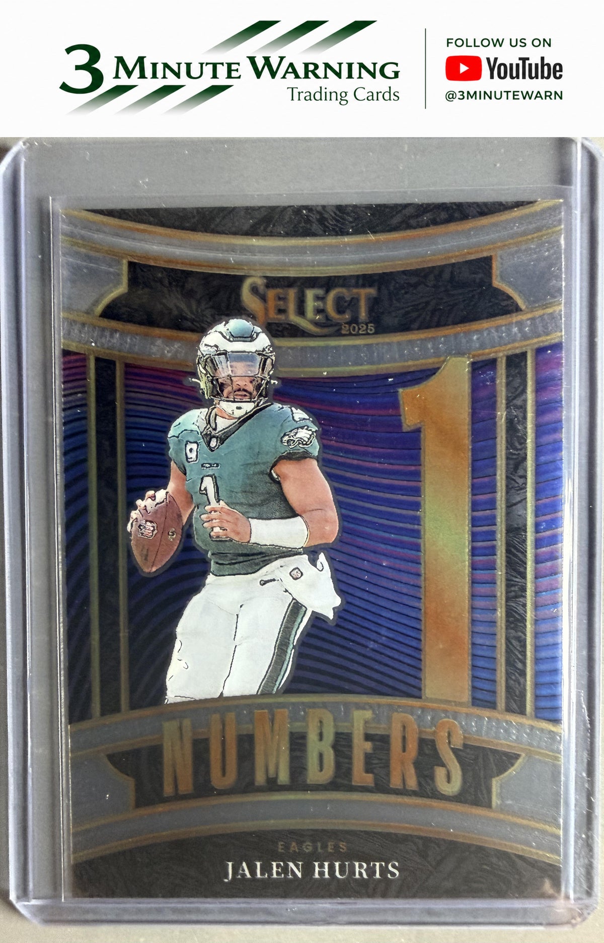 2025 Panini Select #23 Jalen Hurts Select Numbers