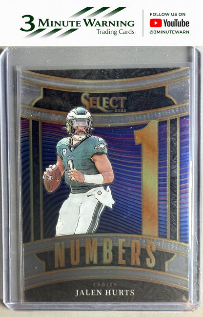 2025 Panini Select #23 Jalen Hurts Select Numbers