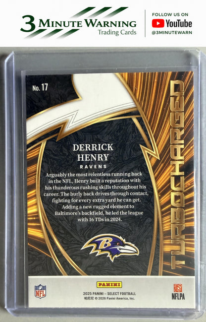 2025 Panini Select #17 Derrick Henry Turbocharged