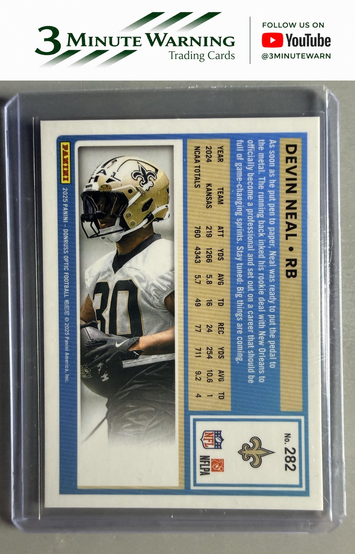 2025 Donruss Optic #282 Devin Neal