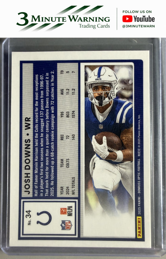 2025 Donruss Optic #34 Josh Downs