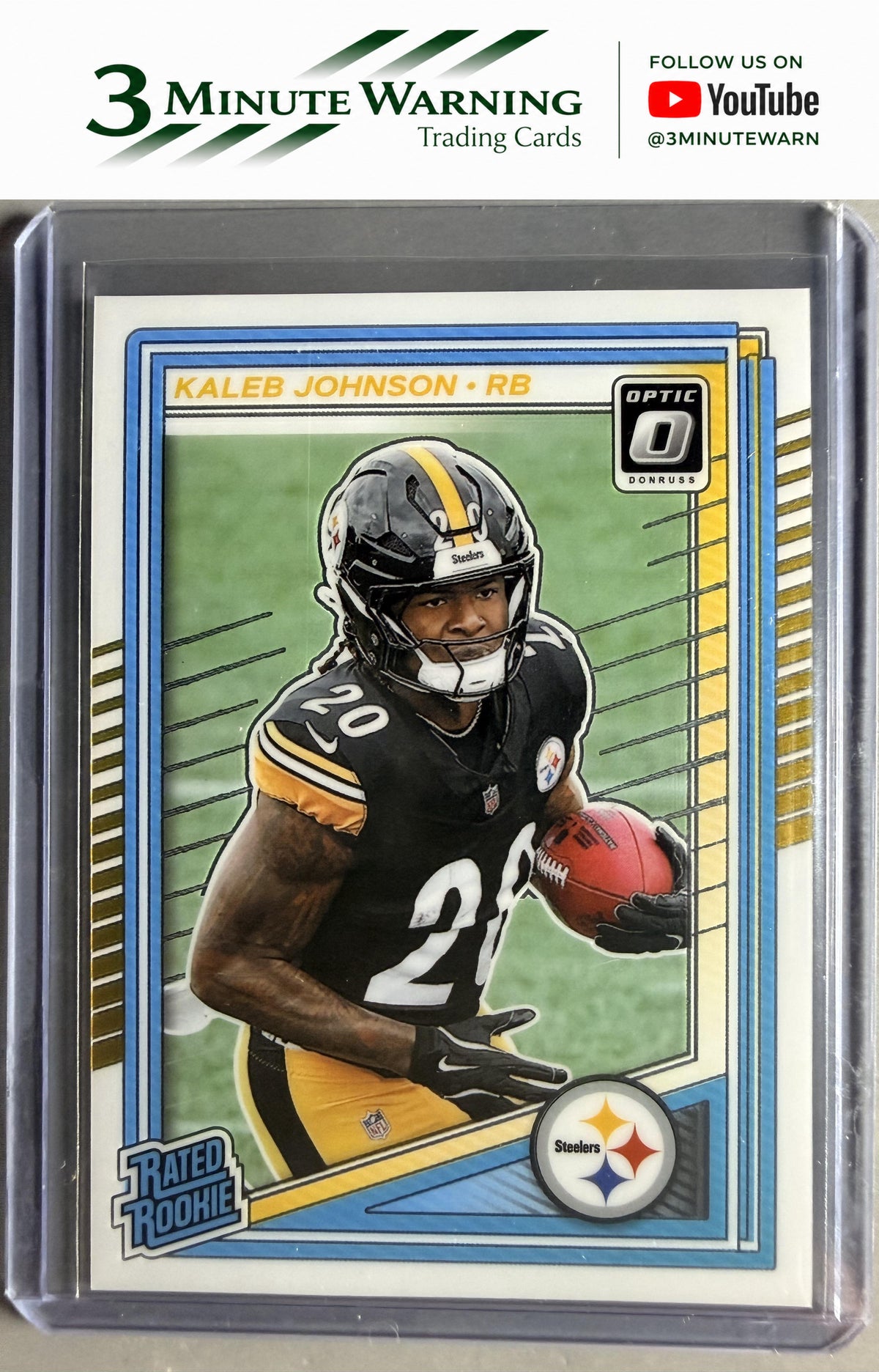 2025 Donruss Optic #232 Kaleb Johnson