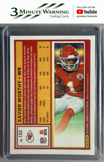 2025 Donruss Optic #123 Xavier Worthy