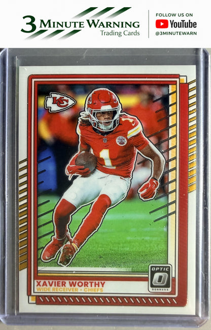 2025 Donruss Optic #123 Xavier Worthy