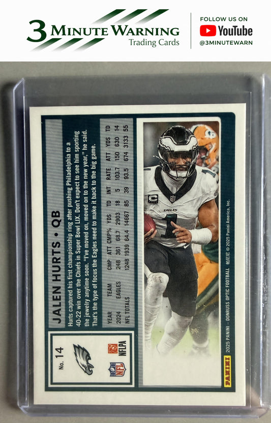 2025 Donruss Optic #14 Jalen Hurts