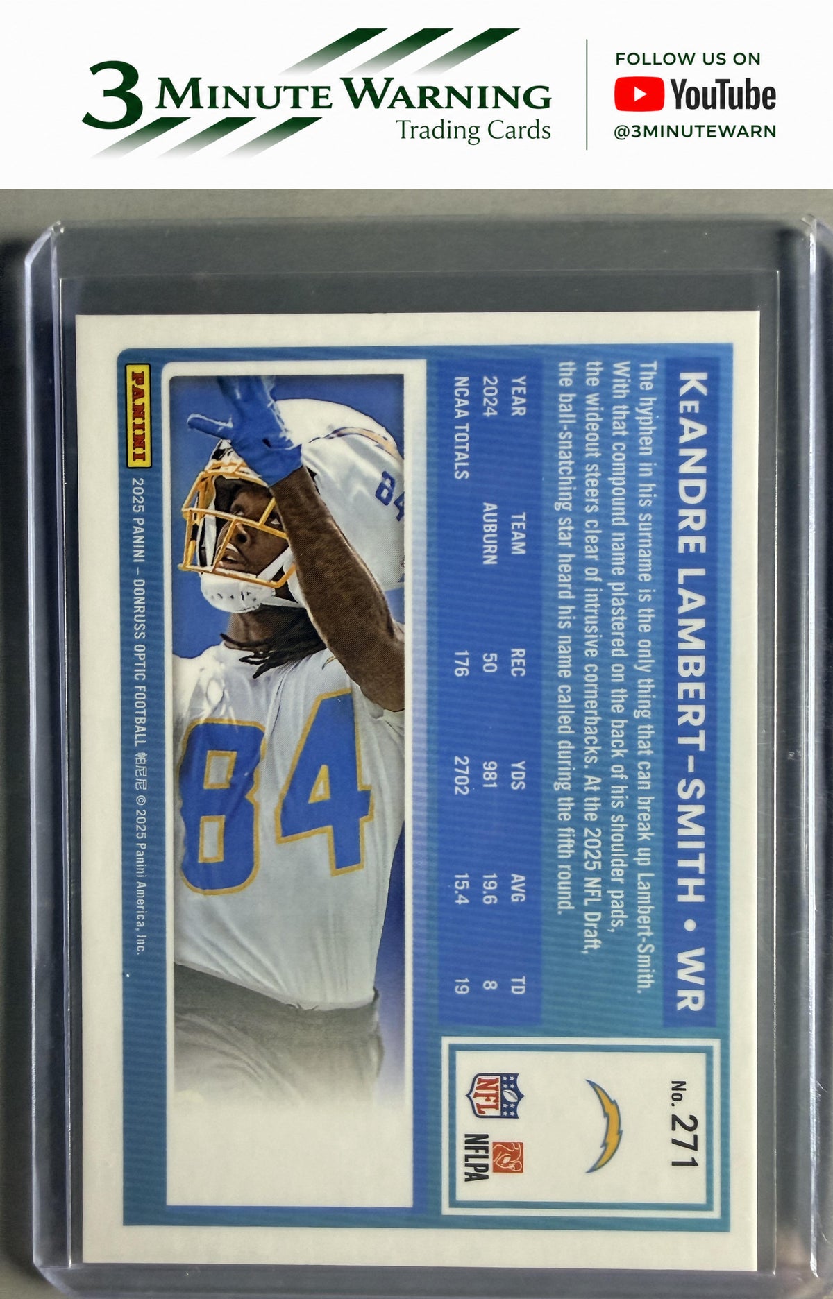 2025 Donruss Optic #271 KeAndre Lambert-Smith