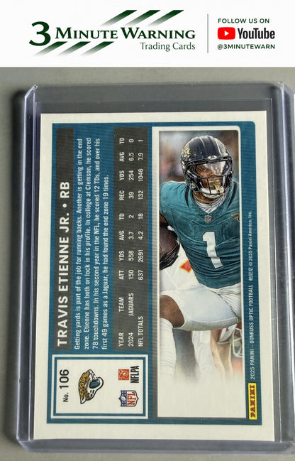 2025 Donruss Optic #106 Travis Etienne Jr.