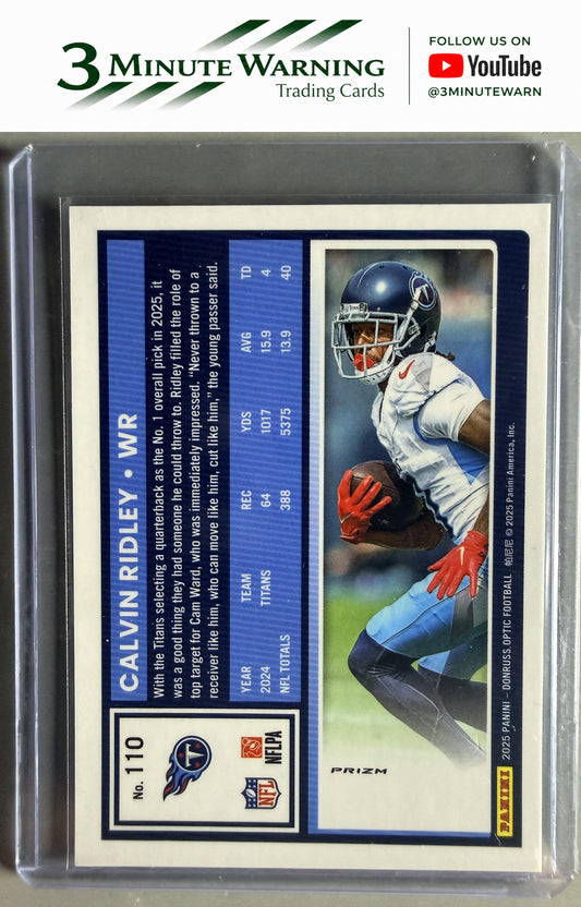 2025 Donruss Optic #110 Calvin Ridley Holo