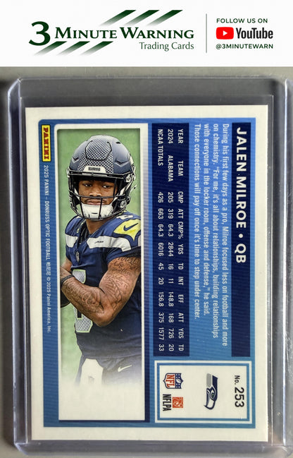 2025 Donruss Optic #253 Jalen Milroe