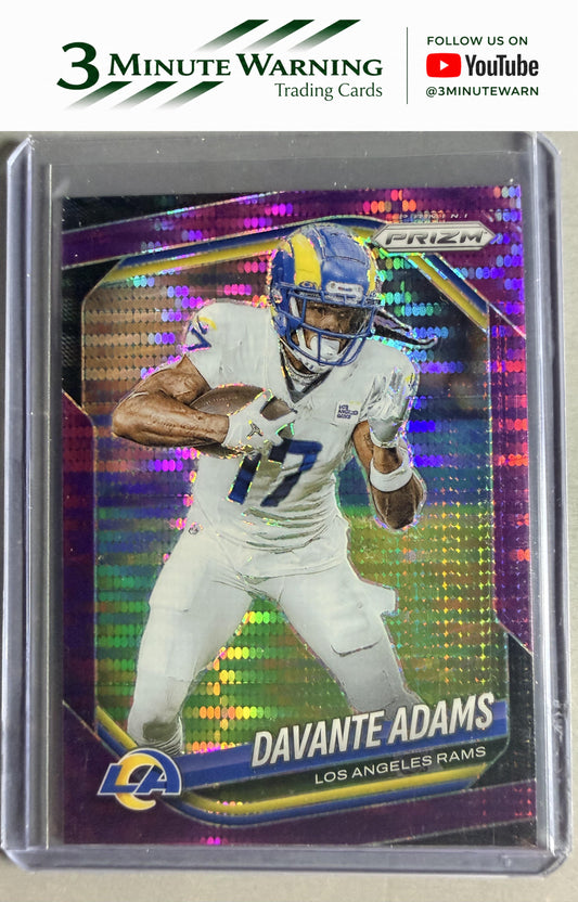 2025 Panini Prizm #104 Davante Adams Purple Pulsar