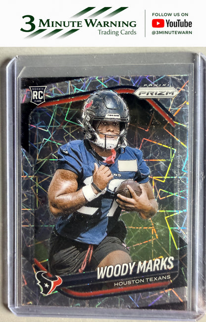 2025 Panini Prizm #395 Woody Marks Lazer