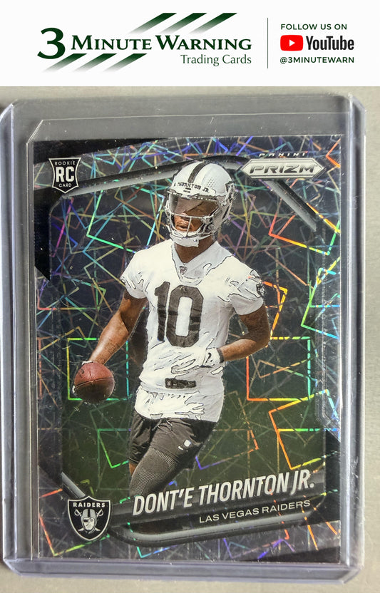 2025 Panini Prizm #369 Dont'e Thornton Jr. Lazer