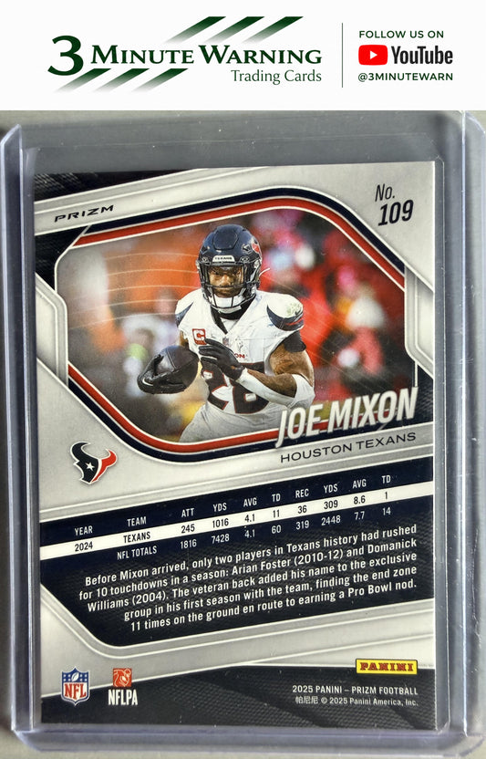 2025 Panini Prizm #109 Joe Mixon